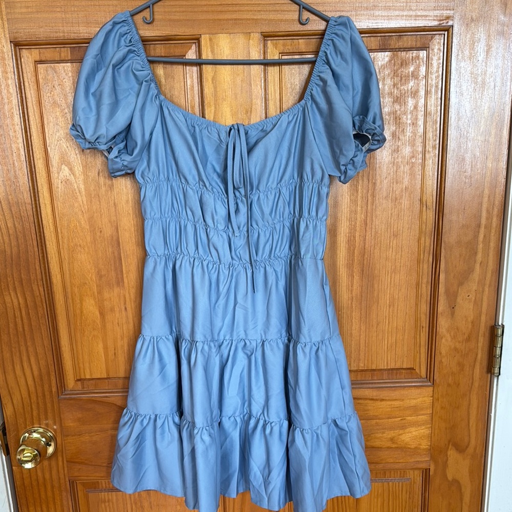 Amazon Women's Blue Mini Dress